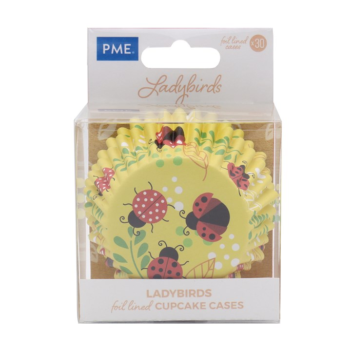 Pme Cupcake Cases Foil Lined – Ladybird Pk/30