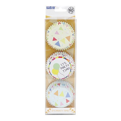 Pme Cupcake Cases Foil Lined - Party Set Of 3 Pk/60