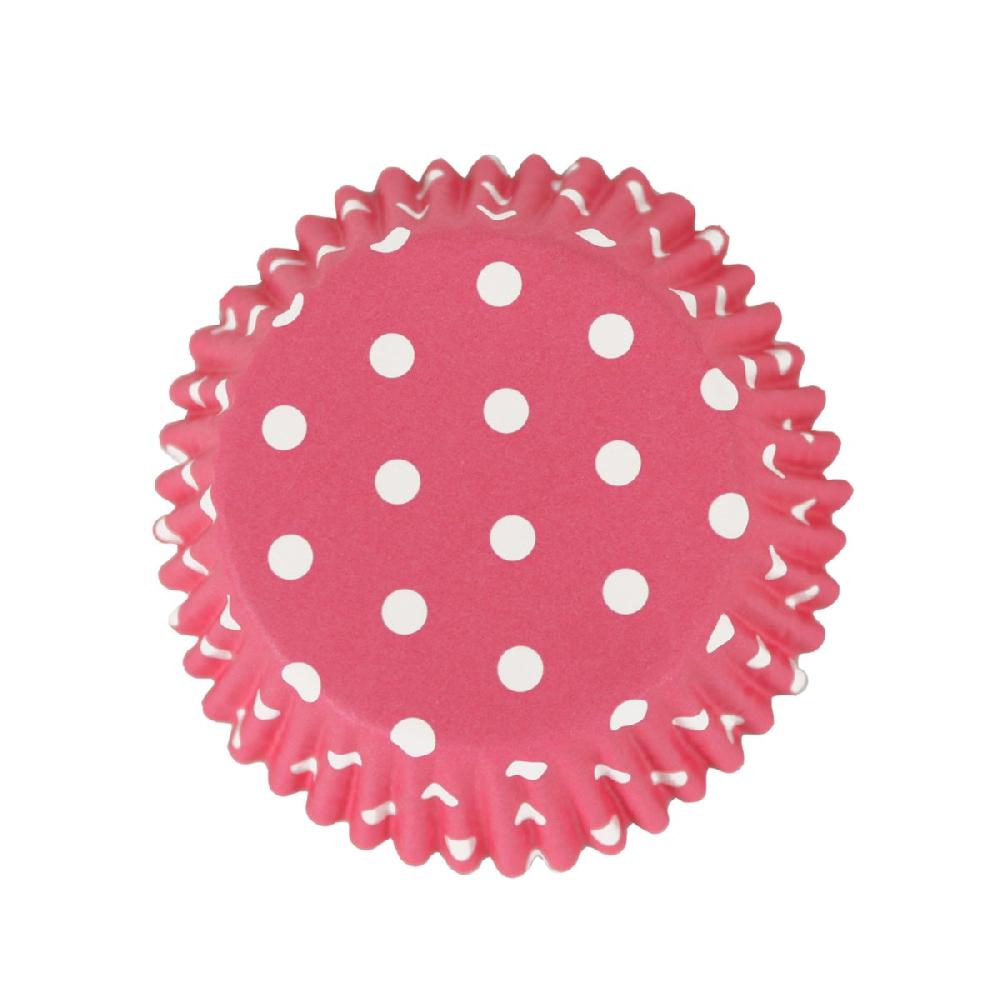 Pme Cupcake Cases Foil Lined - Pink Polka Dots Pk/30