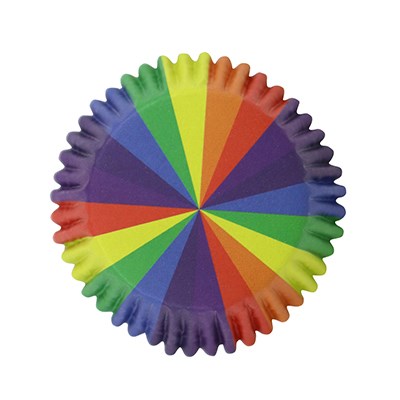 Pme Cupcake Cases Foil Lined - Rainbow Colours Pk/30