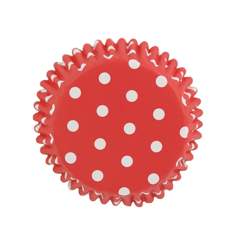 Pme Cupcake Cases Foil Lined - Red Polka Dots Pk/30