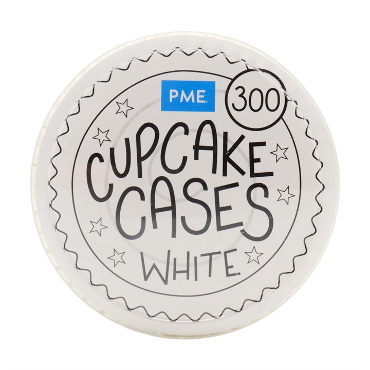 Pme Cupcake Cases White (300)