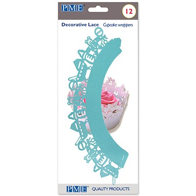 Pme Cupcake Wrappers - Baby Blue Pk/12