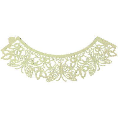 pme Cupcake Wrappers - Butterfly Ivory Pk/12