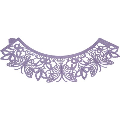 pme Cupcake Wrappers - Butterfly Mauve Pk/12