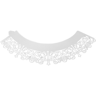 Pme Cupcake Wrappers - Cross White Pk/12