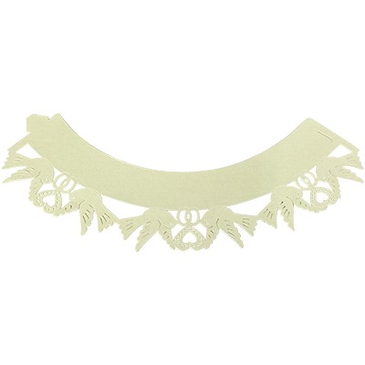 pme Cupcake Wrappers - Dove Ivory Pk/12