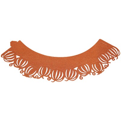Pme Cupcake Wrappers - Orange Pumpkins Pk/12