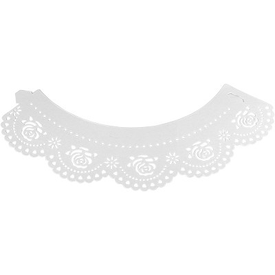 Pme Cupcake Wrappers - White Rose Pk/12