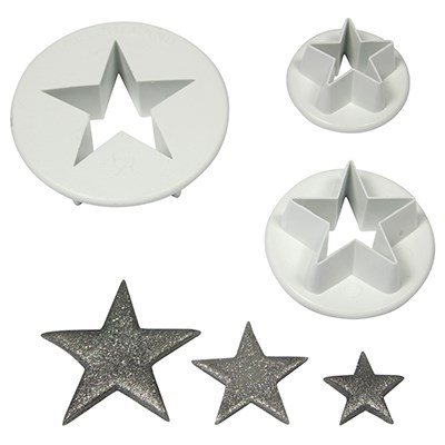 Pme Cutters - S/M/L Star Set Of 3