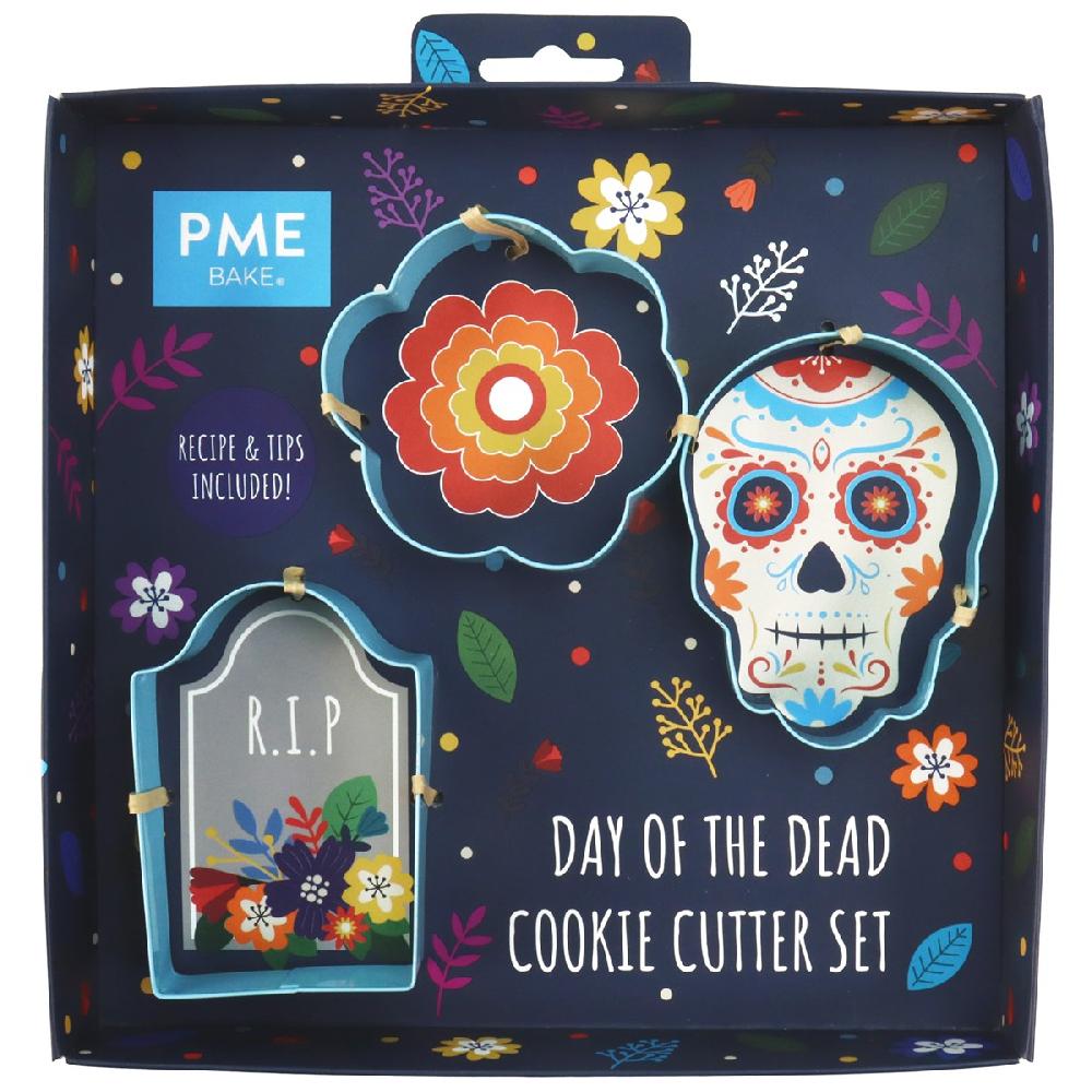 Pme Day Of The Dead Cookie Cutter Set Of 3