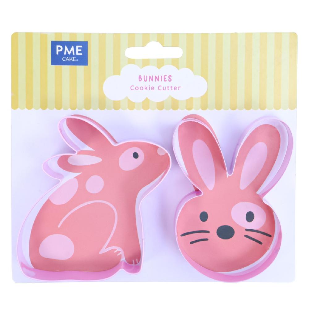 Pme Easter Cookie Cutter Set Of 2 - Bunnies