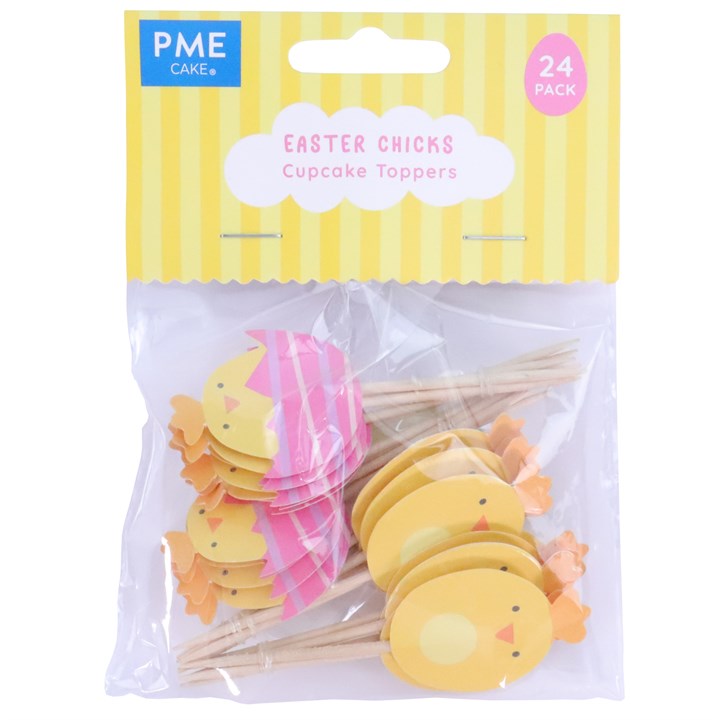 pme Easter Cupcake Toppers - Chicks (Pack of 24)