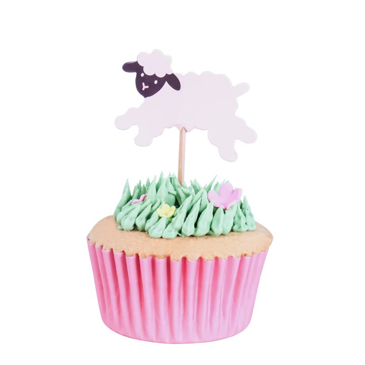 Pme Easter Cupcake Toppers - Sheep (Pack Of 24)