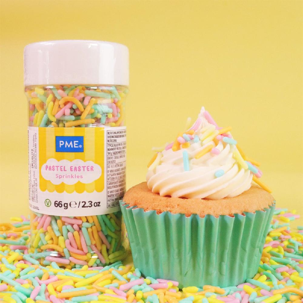 Pme Easter Sprinkles - Pastel Jimmies (60g)