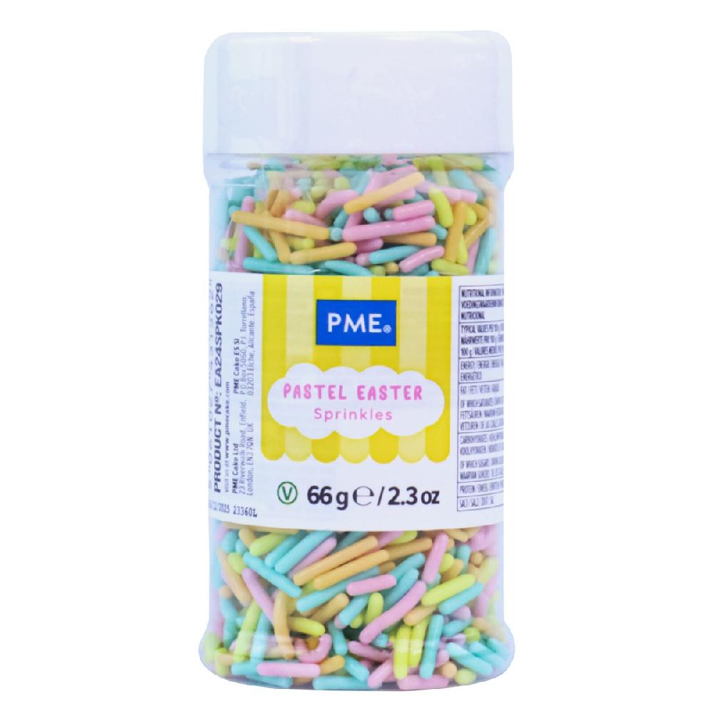 Pme Easter Sprinkles - Pastel Jimmies (60g)