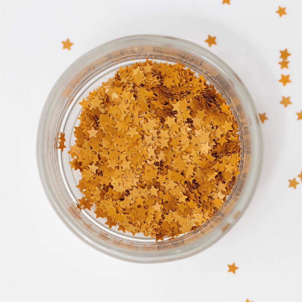 Pme Edible Glitter Gold Star Shapes (1g / 0.03oz)