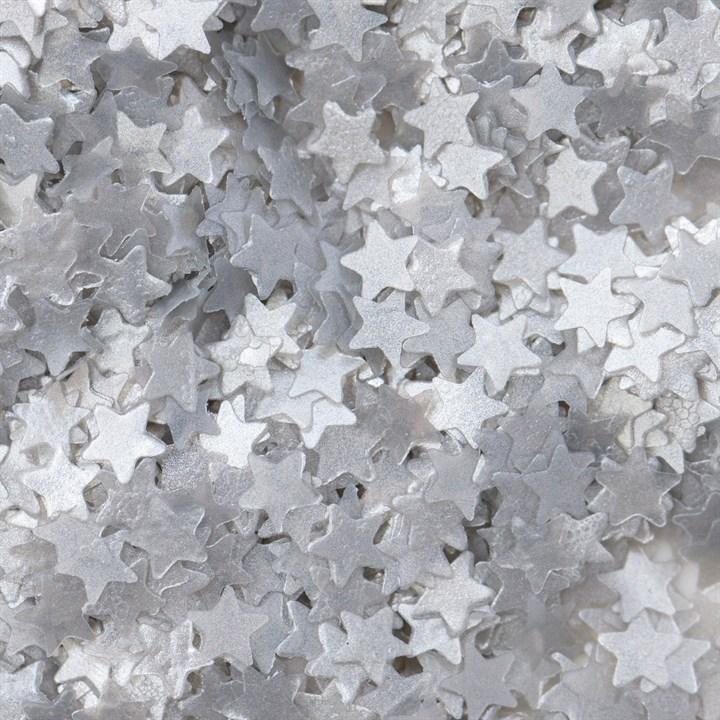 Pme Edible Glitter Silver Star Shapes (1g / 0.03oz)