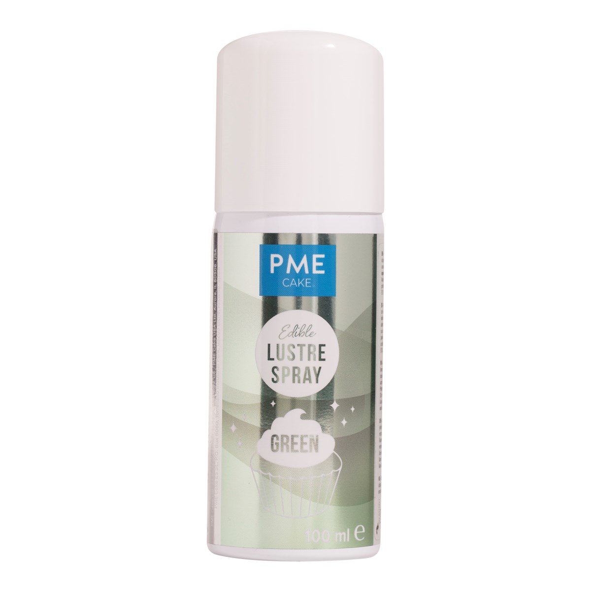 Pme Edible Lustre Spray - Green (100ml)
