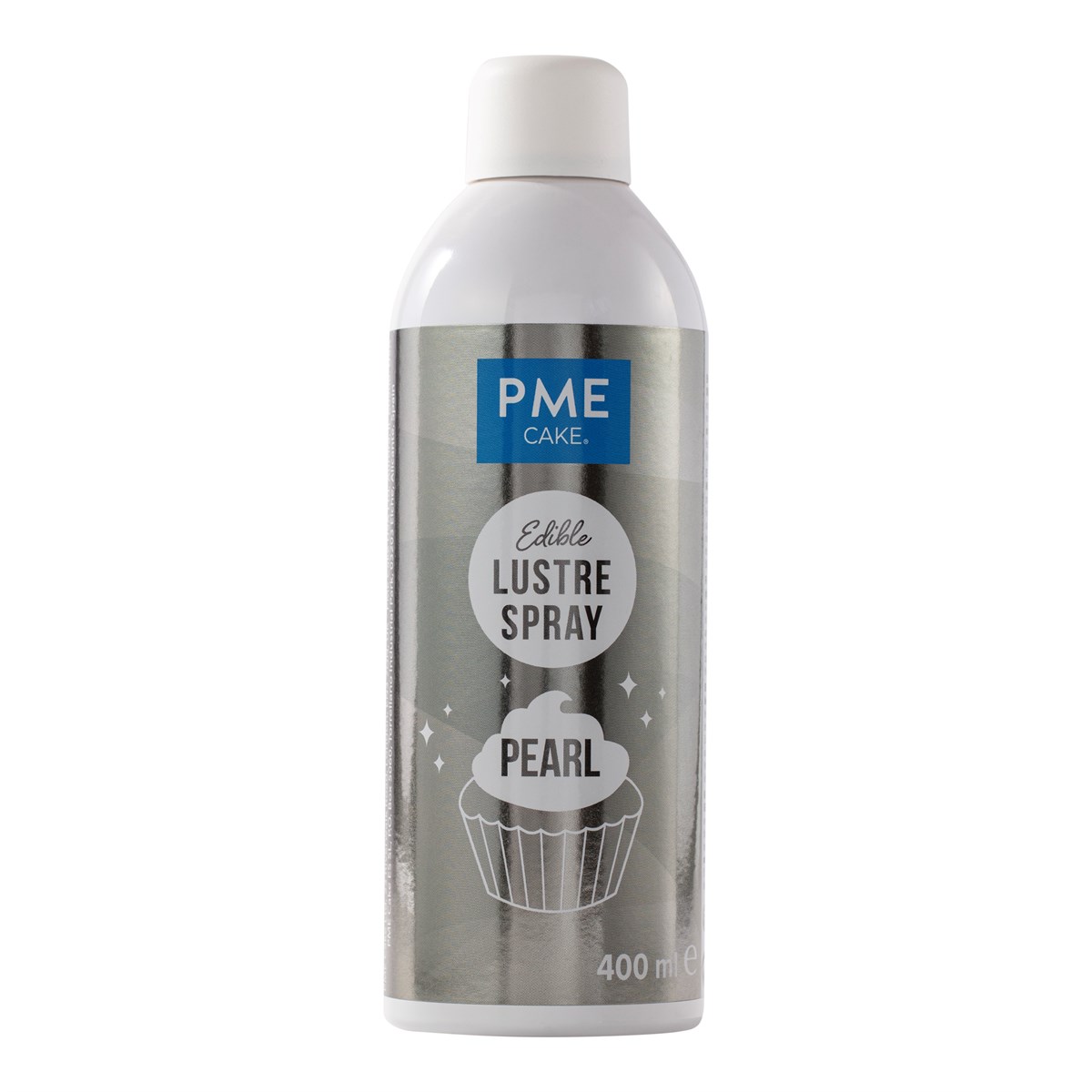 Pme Edible Lustre Spray - Pearl (400ml)