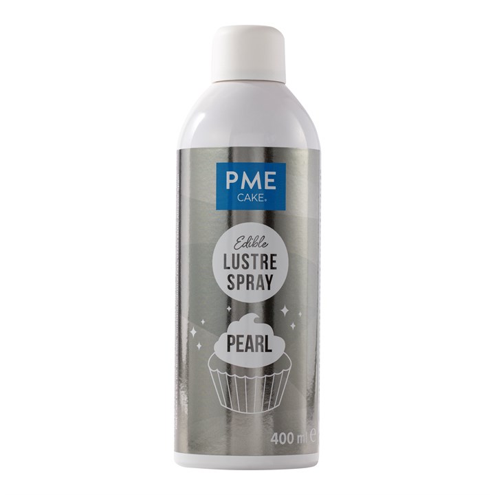 pme Edible Lustre Spray - Pearl (400ml)
