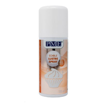 Pme Edible Lustre Spray - Rose Gold (100ml)