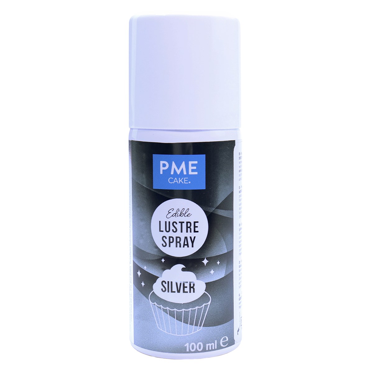 Pme Edible Lustre Spray - Silver (100ml)
