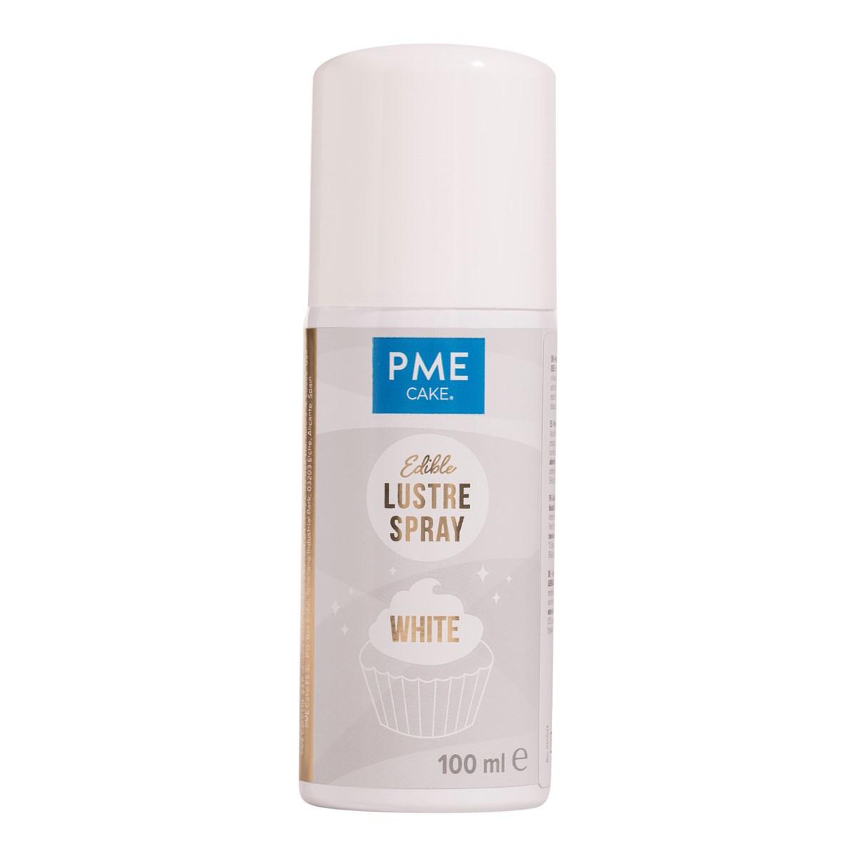 Pme Edible Lustre Spray - White (100ml)