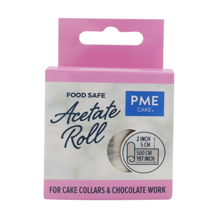 pme Food Safe Acetate 5 Meter Roll – 2inch / 5cm