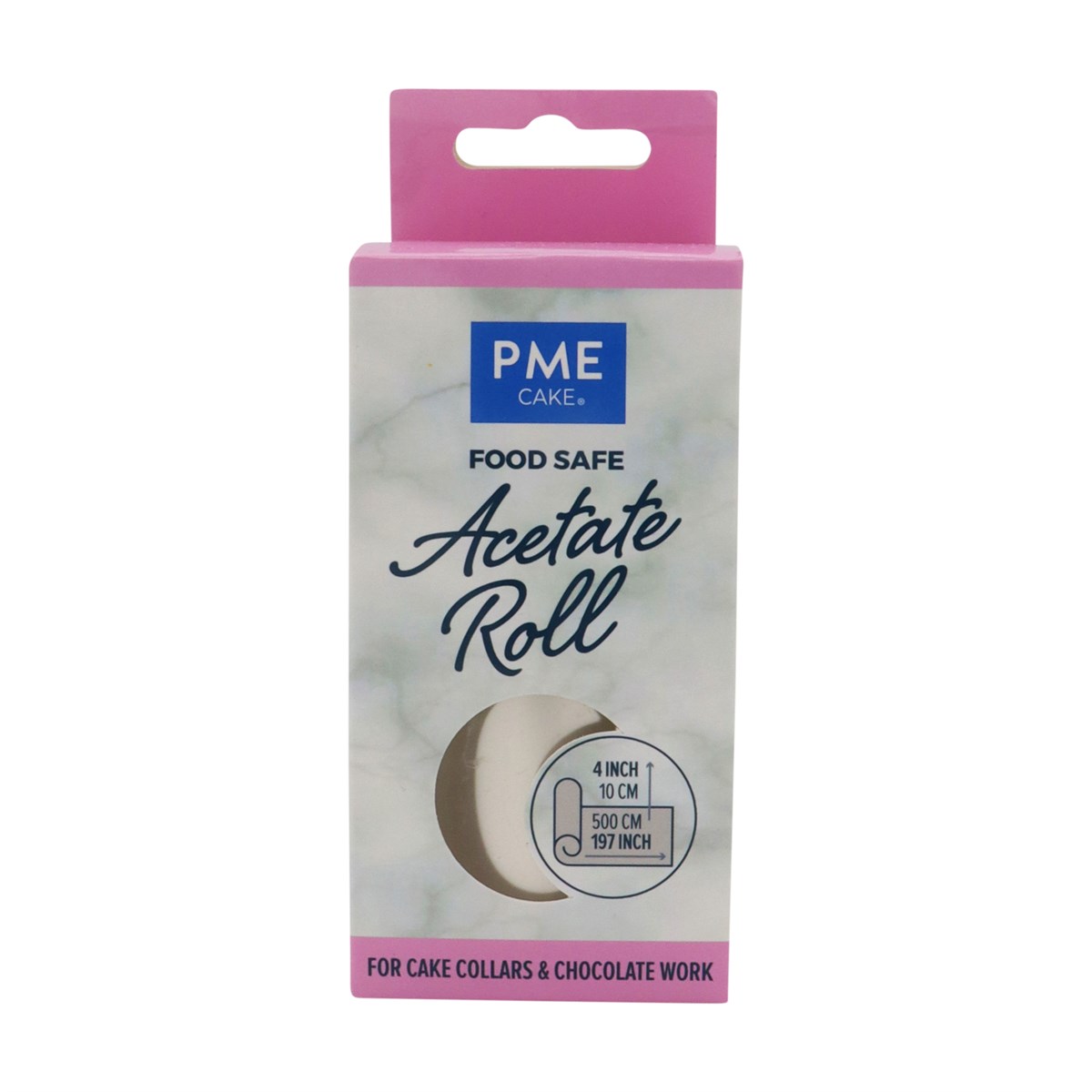 Pme Food Safe Acetate 5 Meter Roll – 4inch / 10cm