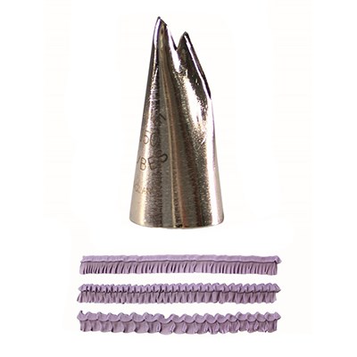 Pme Frill Tube - Single Small Shallow Design