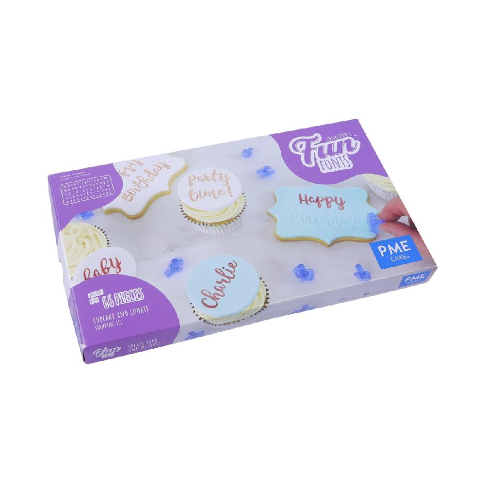 Pme Fun Fonts - Cupcakes And Cookies Of Collection 1