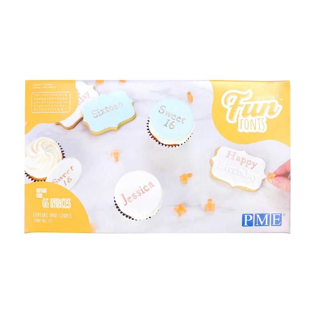 Pme Fun Fonts - Cupcakes And Cookies Of Collection 2