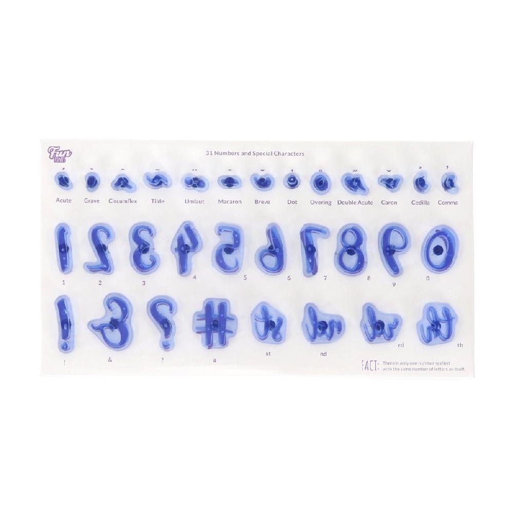 Pme Fun Fonts - Numbers And Specials Of Collection 1