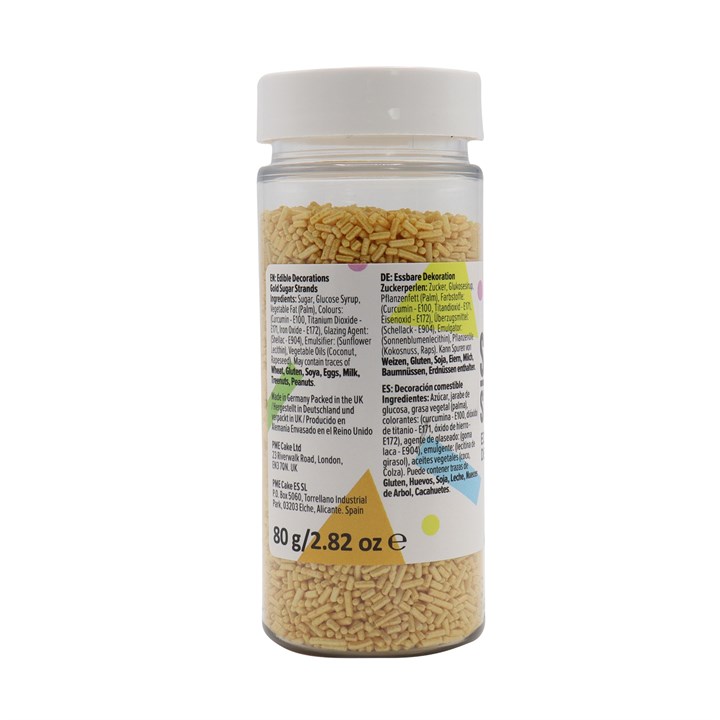 Pme Gold Sugar Strands (80g / 2.82oz)