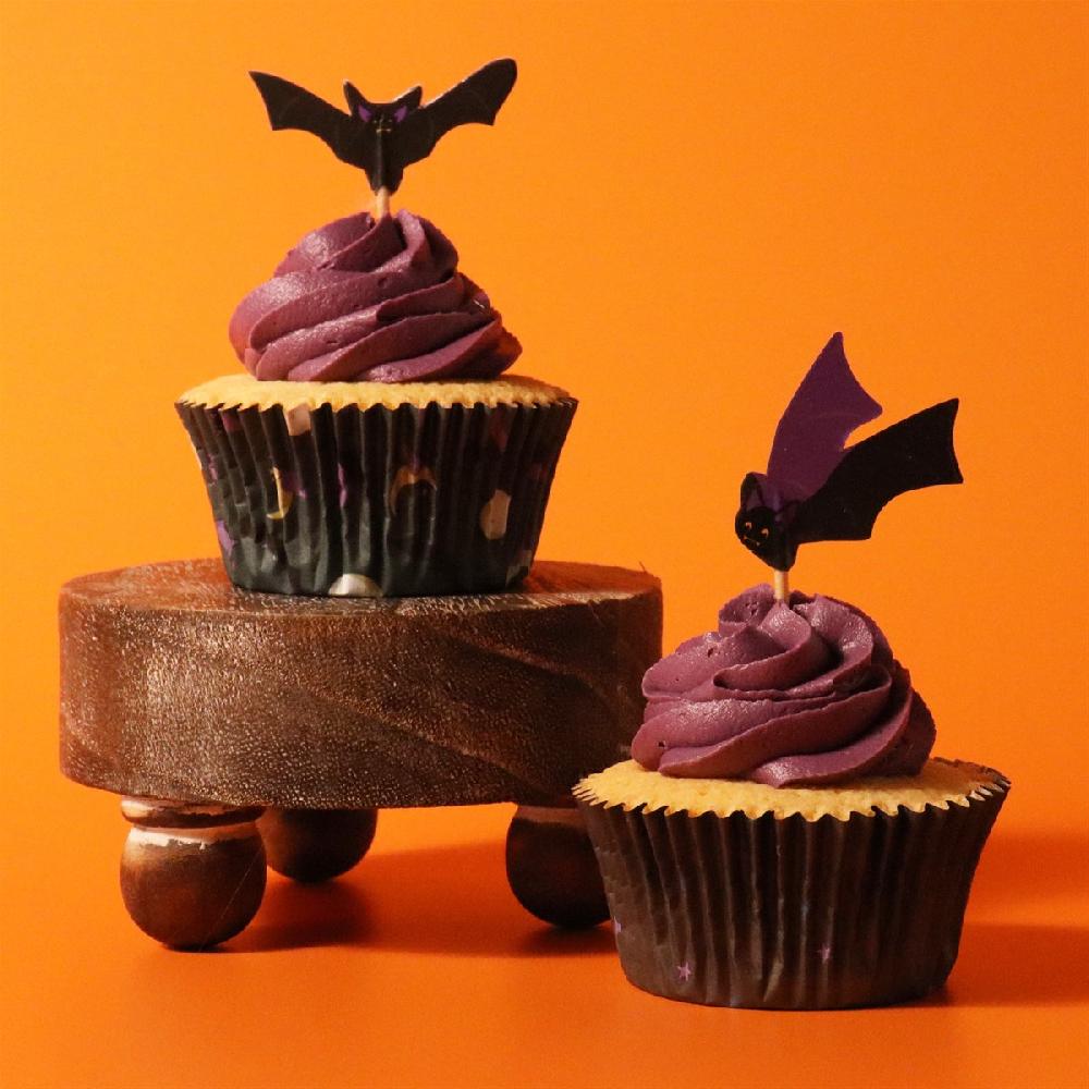 Pme Halloween Cupcake Cases & Topper Set Of 48 - Bats