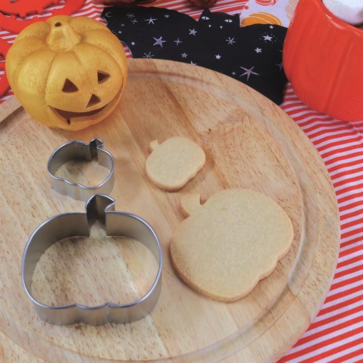 Pme Halloween Pumpkin Cookie & Cake Cutter Set Of 2