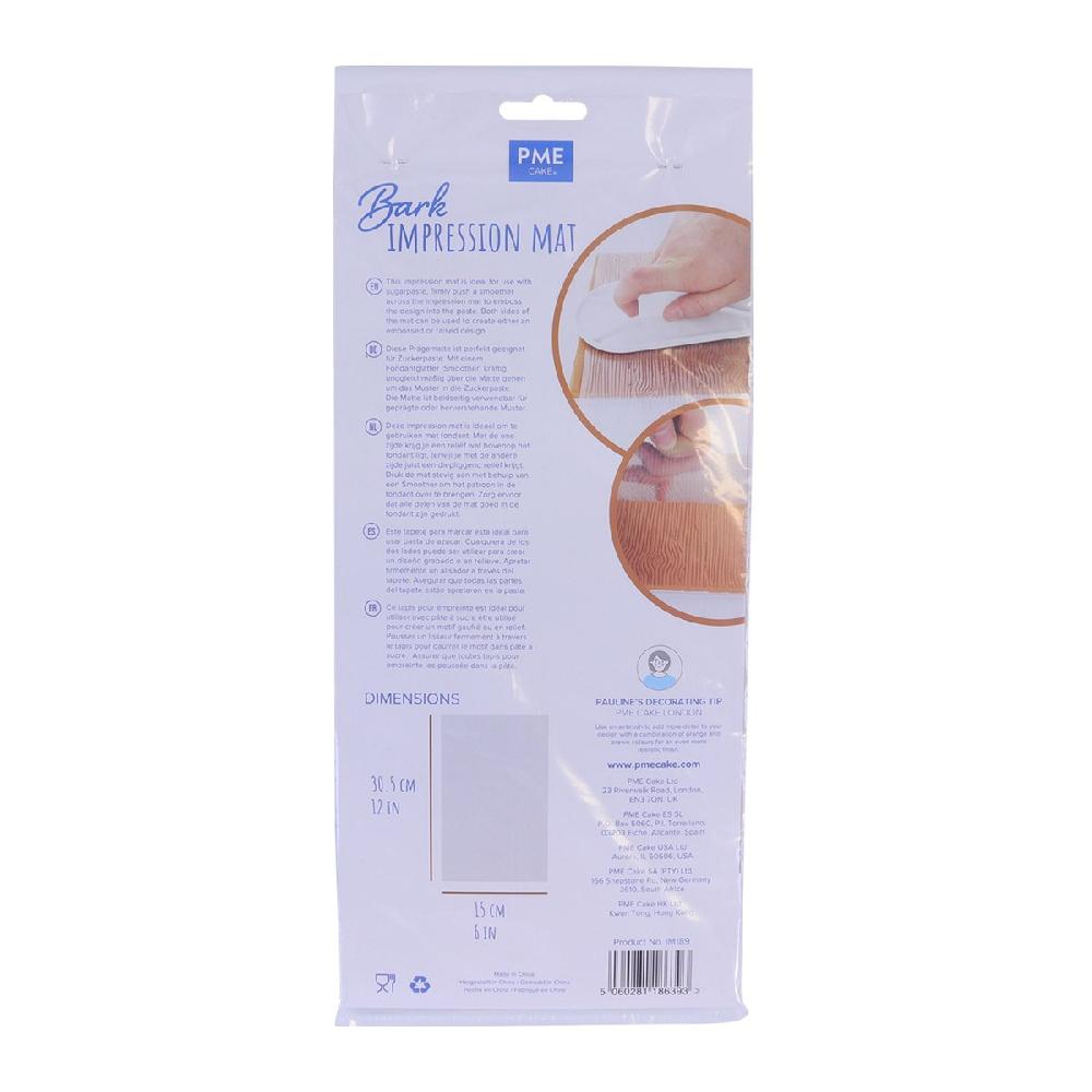 Pme Impression Mat - Bark (150 X 305mm / 6 X 12”)