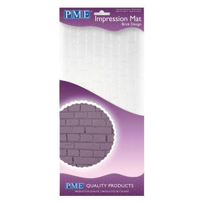 Pme Impression Mat - Brick (150 X 305mm / 6 X 12”)
