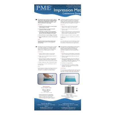 Pme Impression Mat - Cobblestone (150 X 305mm / 6 X 12”)