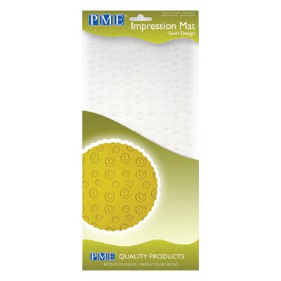 pme Impression Mat - Swirl (150 x 305mm / 6 x 12”)