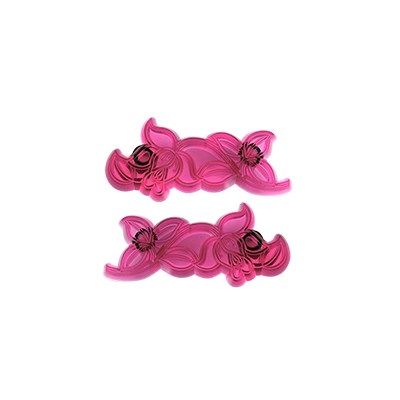 Pme JEM Borders Cutters - Cutwork Rose Set Of 2
