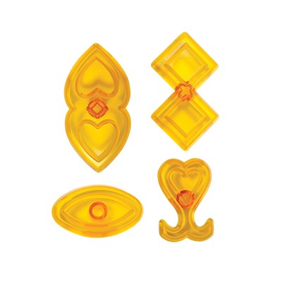 Pme JEM Borders Cutters - Hollow Side Set Of 4