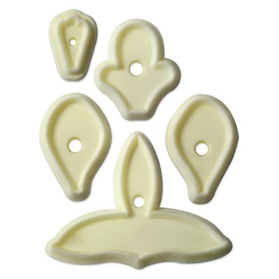Pme JEM Floral Cutters - Singapore Orchid Set Of 5
