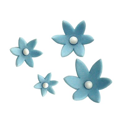 Pme JEM Floral Cutters - Six Petal Daisy Set Of 4