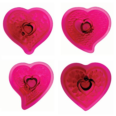 Pme JEM Novelty Cutters - Fantasy Hearts Set Of 4