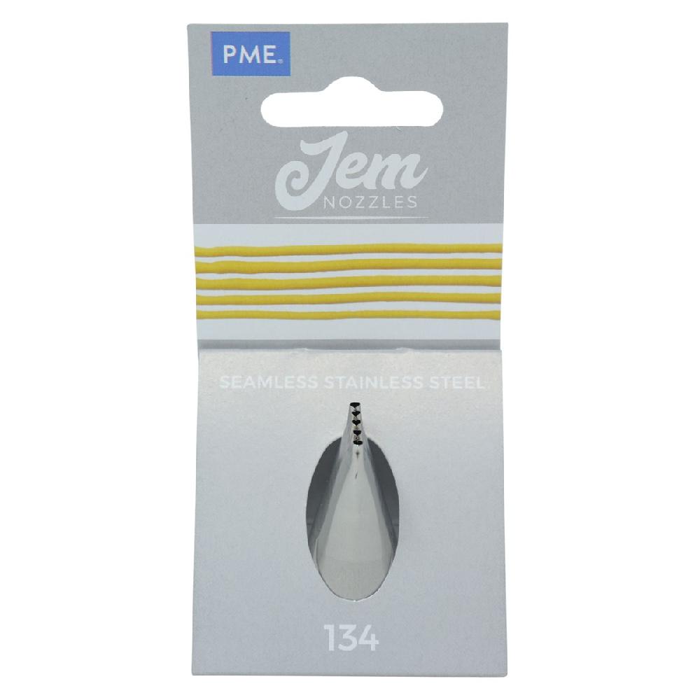 Pme JEM Nozzle - 5 Line / Dot Large Tube #134