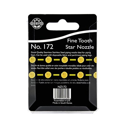 Pme JEM Nozzle - Fine Tooth Open Star #172