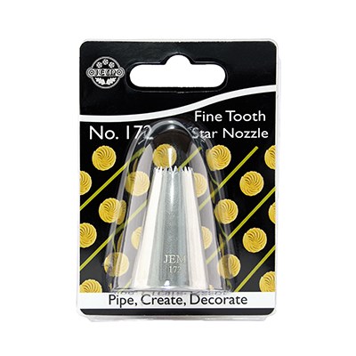 pme JEM Nozzle - Fine Tooth Open Star #172