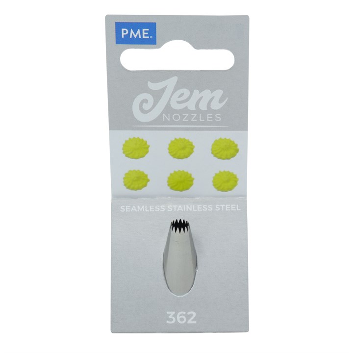 pme JEM Nozzle - Fine Tooth Open Star #362